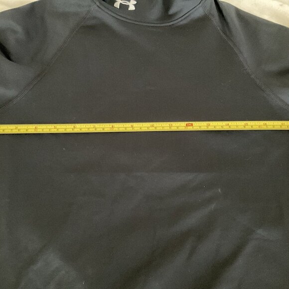 Under Armour ColdGear Womens Shirt Long Sleeve Mock Neck Sz LG Embroidered Logo - Picture 6 of 9